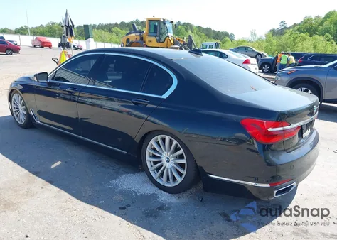 2016 BMW 740 I из США, поврежденный, VIN WBA7E2C55GG547752